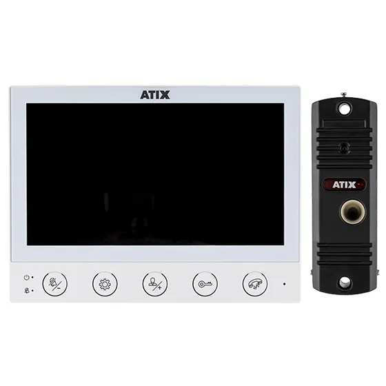 AT-I-K700C/T White аналоговый комплект домофонии аналоговый, 600 твл, экран 7"